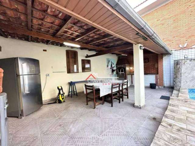 Casa com 2 dormitórios com piscina à venda, 190 m² por R$ 1.600.000 - Embaré - Santos/SP