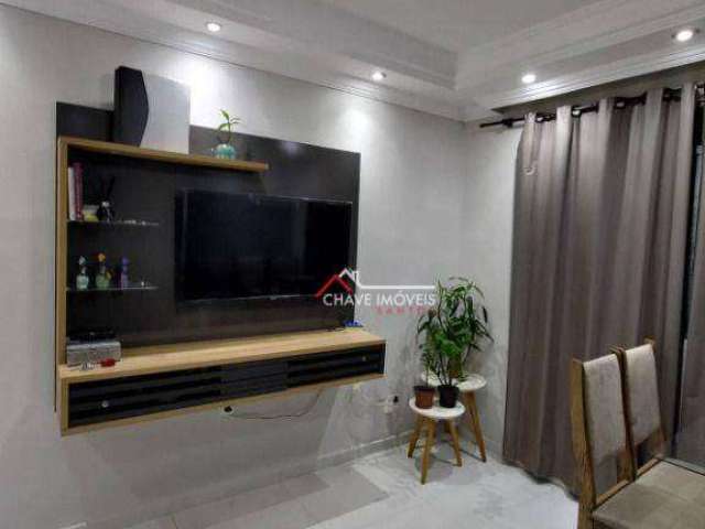 Apartamento com 1 dormitório à venda, 45 m² por R$ 320.000,00 - Marapé - Santos/SP