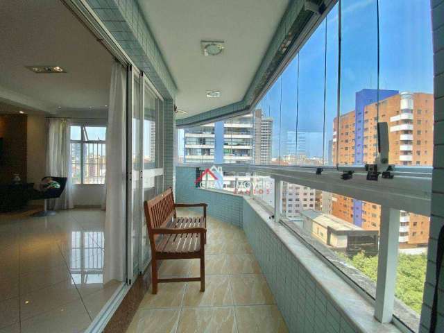 Apartamento para alugar, 164 m² por R$ 9.000,02/mês - Pompéia - Santos/SP