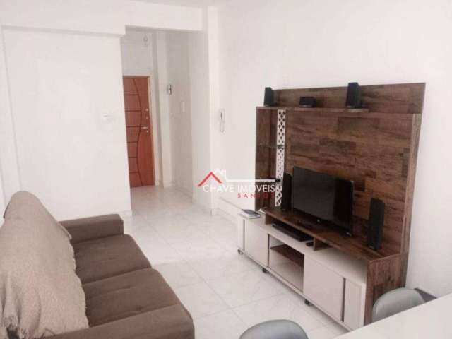 Apartamento com 1 dormitório à venda, 45 m² por R$ 200.000 - Centro - São Vicente/SP