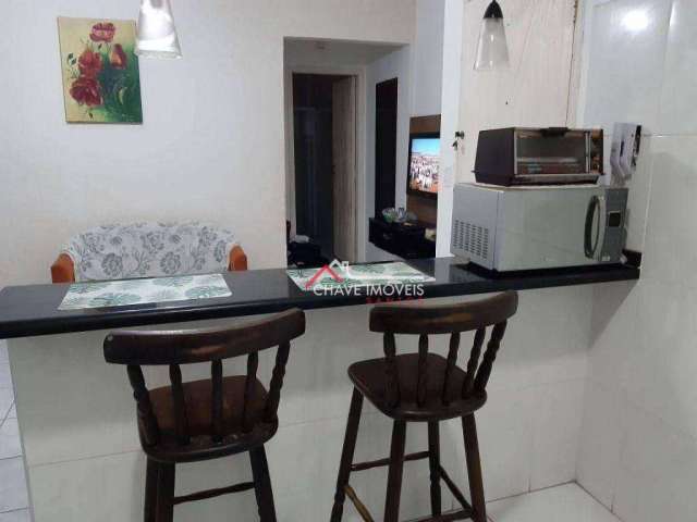 Apartamento com 1 dormitório à venda, 62 m² por R$ 230.000 - Itararé - São Vicente/SP