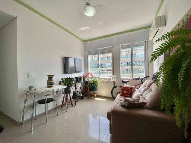 Apartamento com 2 dormitórios à venda, 64 m² por R$ 490.000,00 - Embaré - Santos/SP