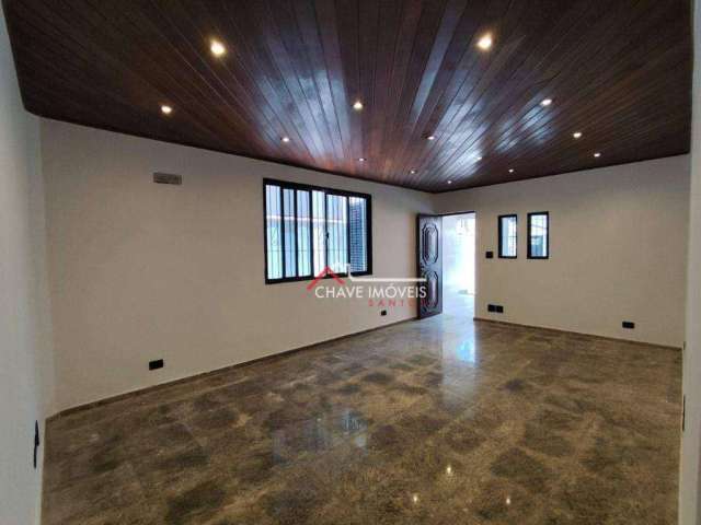 Casa com 2 dormitórios para alugar, 90 m² por R$ 3.890,01/mês - Embaré - Santos/SP