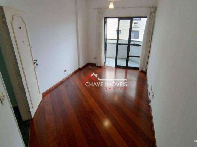 Apartamento com 1 dormitório à venda, 48 m² por R$ 490.000,00 - Pompéia - Santos/SP