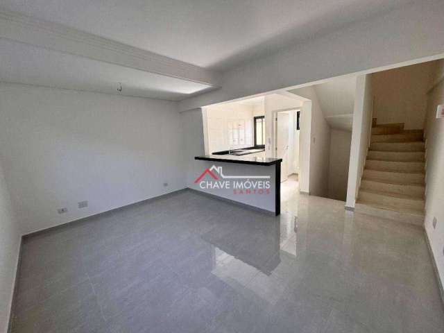 Sobrado com 2 dormitórios à venda, 94 m² por R$ 579.000 - Macuco - Santos/SP