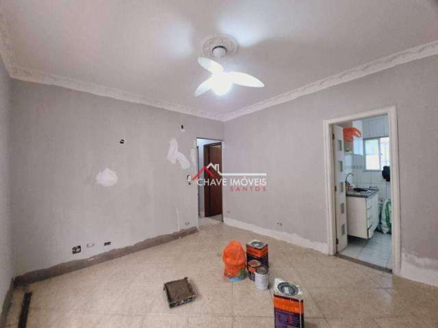 Apartamento com 3 dormitórios à venda, 79 m² por R$ 500.000,00 - Gonzaga - Santos/SP