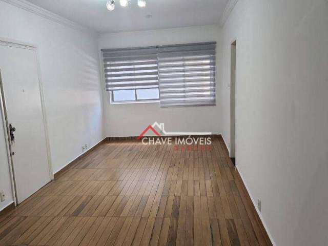 Apartamento com 3 dormitórios para alugar, 98 m² por R$ 3.750,01/mês - Boqueirão - Santos/SP