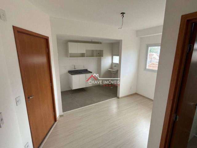 Apartamento com 1 dormitório para alugar, 31 m² por R$ 2.600,02/mês - Estuário - Santos/SP