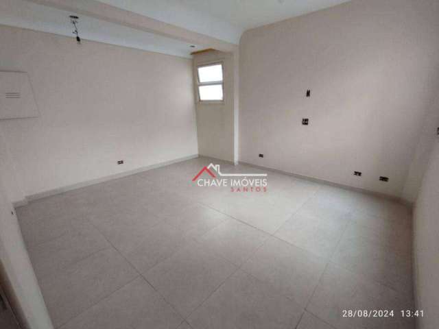 Sala, 48 m² - venda por R$ 277.000,00 ou aluguel por R$ 3.000,02/mês - Gonzaga - Santos/SP