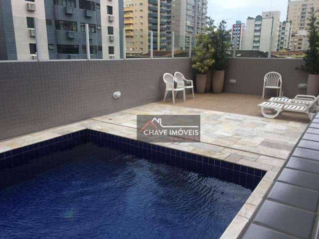 Apartamento com 2 dormitórios à venda, 68 m² por R$ 930.000,00 - Gonzaga - Santos/SP