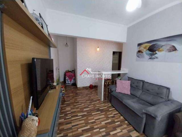 Apartamento com 1 dormitório à venda, 39 m² por R$ 330.000,00 - Aparecida - Santos/SP