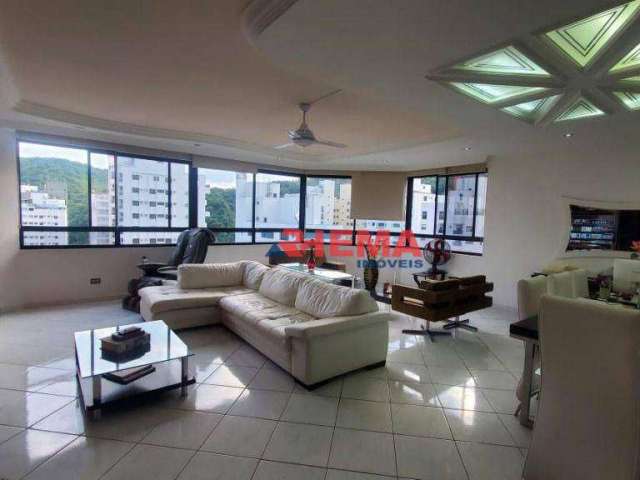 Apartamento com 3 dormitórios à venda, 190 m² por R$ 980.000,00 - Barra Funda - Guarujá/SP