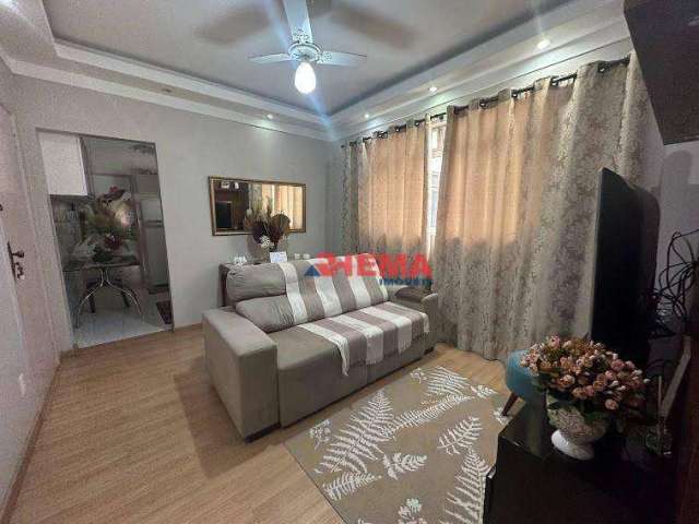 Apartamento com 1 dormitório à venda, 45 m² por R$ 345.000,00 - Ponta da Praia - Santos/SP