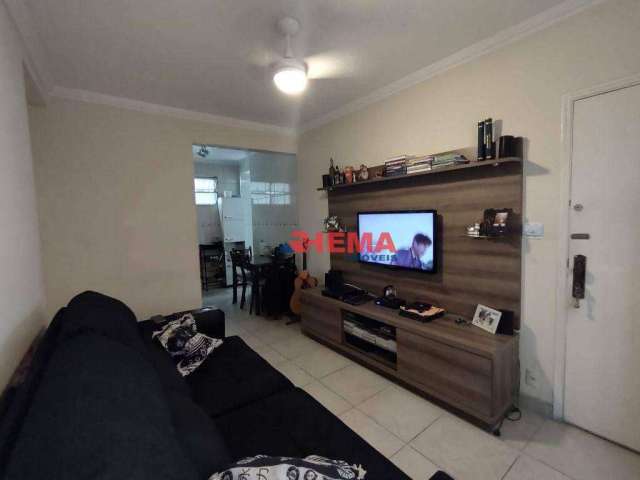 Apartamento com 2 dormitórios à venda, 51 m² por R$ 260.000,00 - Centro - São Vicente/SP