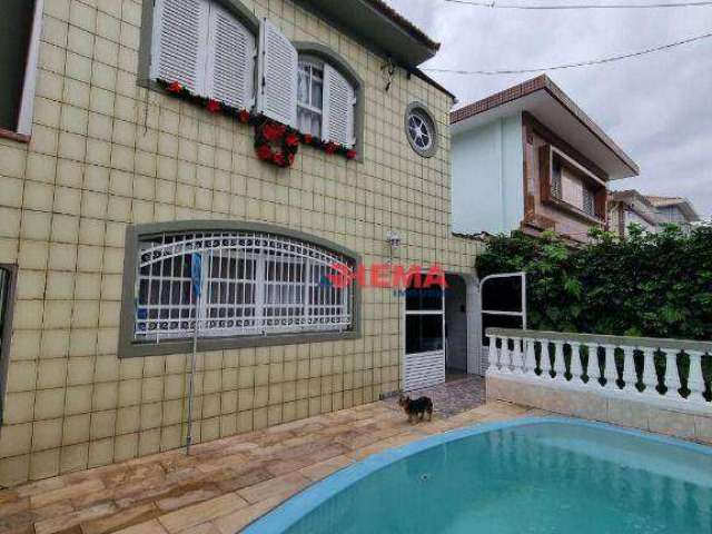 Casa com 3 dormitórios à venda, 187 m² por R$ 1.385.000,00 - Aparecida - Santos/SP