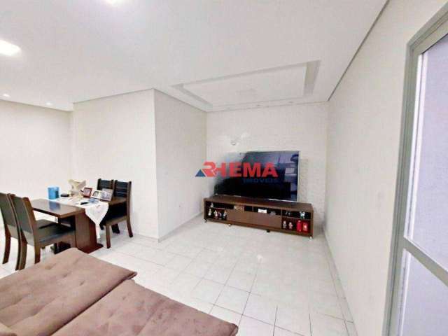 Apartamento com 2 dormitórios à venda, 95 m² por R$ 641.000,00 - Pompéia - Santos/SP