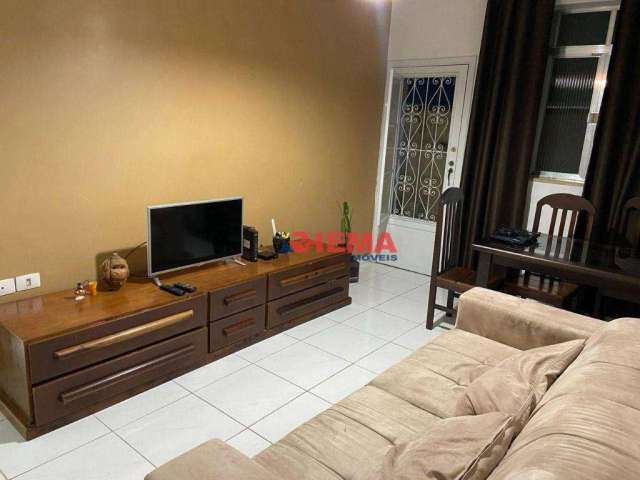 Apartamento com 1 dormitório à venda, 56 m² por R$ 258.000,00 - Macuco - Santos/SP