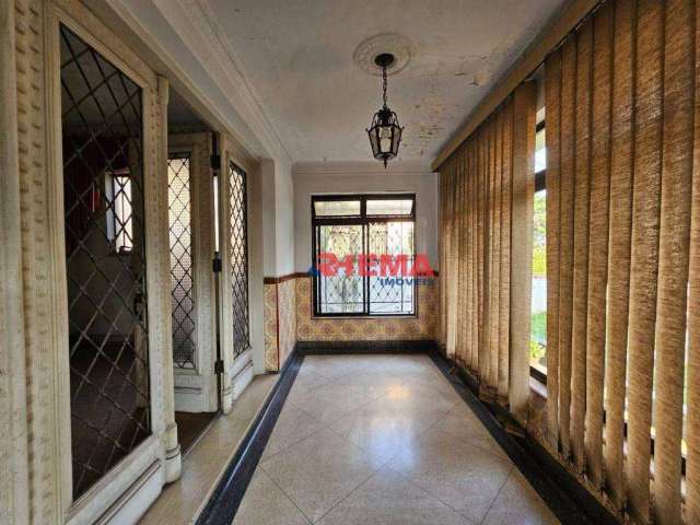 Casa com 3 dormitórios à venda, 364 m² por R$ 2.120.000,00 - Macuco - Santos/SP