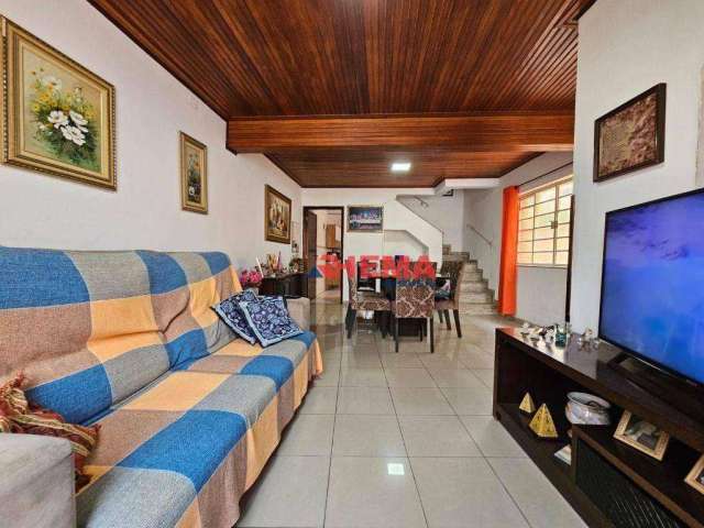 Sobrado com 3 dormitórios à venda, 156 m² por R$ 850.000,00 - Aparecida - Santos/SP