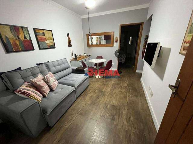 Apartamento com 1 dormitório à venda, 47 m² por R$ 470.000,00 - Gonzaga - Santos/SP