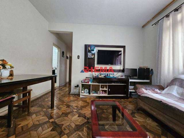 Apartamento com 3 dormitórios à venda, 120 m² por R$ 510.000,00 - Campo Grande - Santos/SP