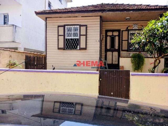 Terreno à venda, 171 m² por R$ 790.000,00 - Campo Grande - Santos/SP