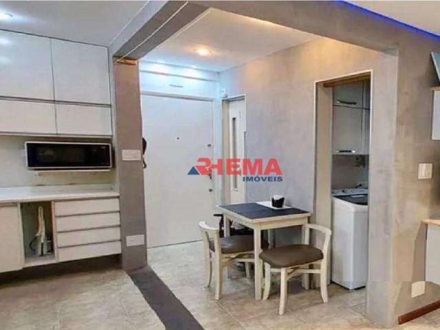 Apartamento com 1 dormitório à venda, 50 m² por R$ 340.000,00 - Gonzaga - Santos/SP