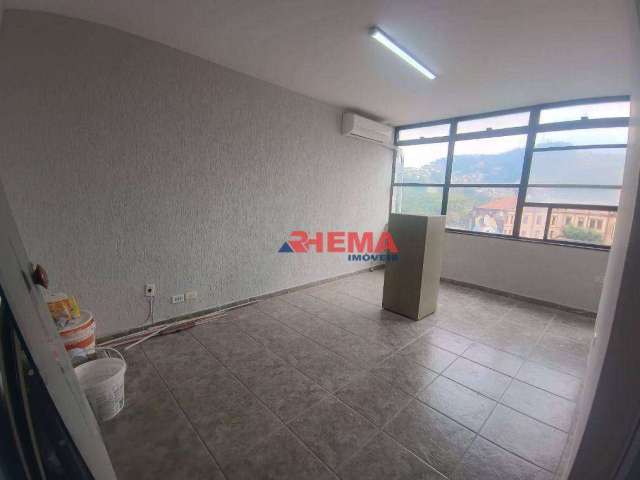 Sala para alugar, 25 m² por R$ 1.528,00/mês - Centro - Santos/SP