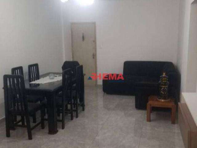 Apartamento com 2 dormitórios para alugar, 98 m² por R$ 3.200/mês - Vila Belmiro - Santos/SP