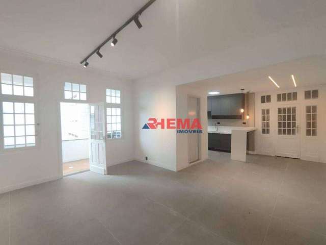 Apartamento com 2 dormitórios à venda, 80 m² por R$ 735.000,00 - Gonzaga - Santos/SP