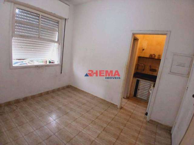 Apartamento com 1 dormitório à venda, 39 m² por R$ 260.000,00 - Embaré - Santos/SP