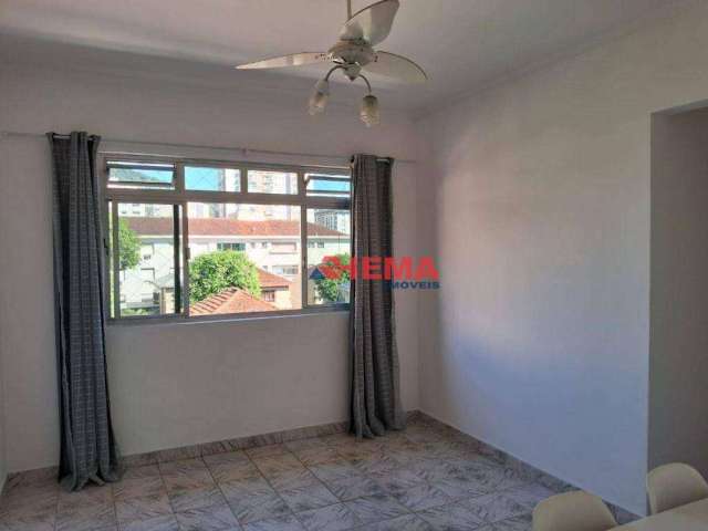 Apartamento com 1 dormitório à venda, 42 m² por R$ 270.000,00 - Campo Grande - Santos/SP