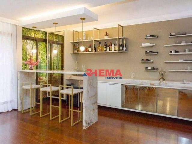 Apartamento com 3 dormitórios à venda, 270 m² por R$ 2.750.000,00 - Boqueirão - Santos/SP