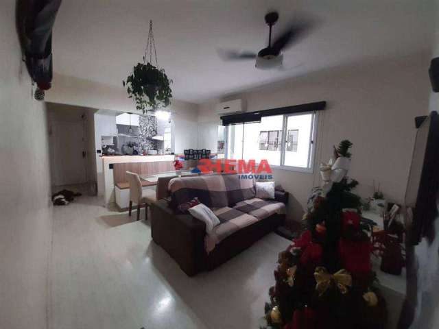 Apartamento com 2 dormitórios à venda, 57 m² por R$ 415.000,00 - Macuco - Santos/SP