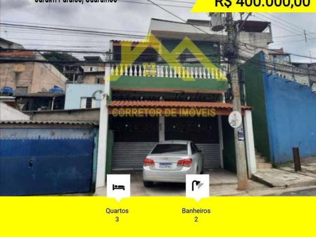 Casa para Venda em Guarulhos, Jardim Paraiso, 3 dormitórios, 2 banheiros