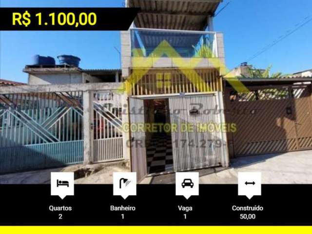 Sobrado para Locação em Guarulhos, Jardim Santa Emilia, 2 dormitórios, 1 banheiro, 1 vaga
