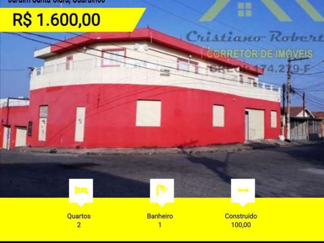 Casa para Locação em Guarulhos, Jardim Santa Clara, 2 dormitórios, 1 banheiro