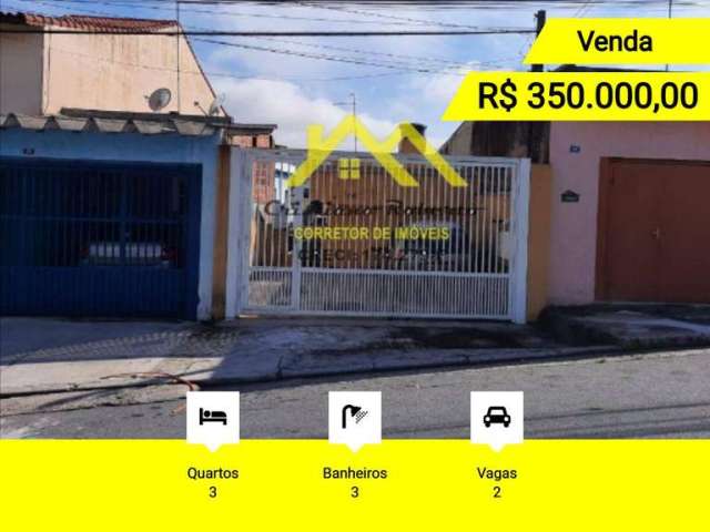 Casa para Venda em Guarulhos, Jardim Santa Cecilia, 3 dormitórios, 3 banheiros, 2 vagas