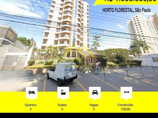 Apartamento para Venda em São Paulo, HORTO FLORESTAL, 3 dormitórios, 3 suítes, 3 vagas