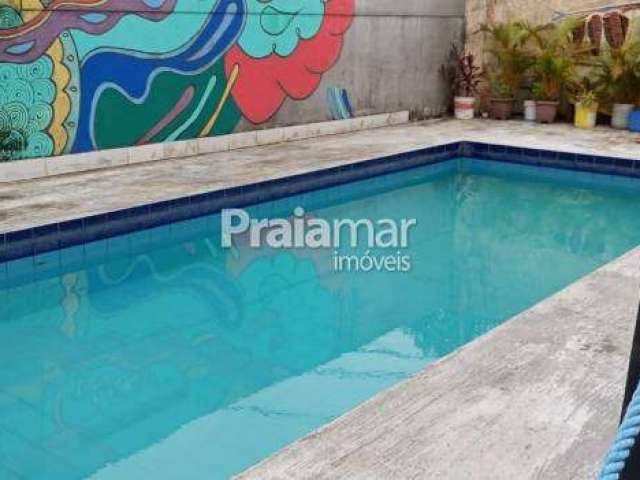 Espaço para eventos com piscina | 312 m² | garagem | vila matteo bei - são vicente