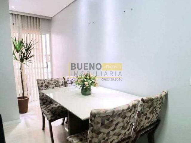 Belo apartamento com 3 dormitórios à venda no condomínio Parque Real, 60 m² por R$ 260.000 - Jardim