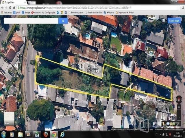 Terreno em condomínio fechado à venda na Rua Professor Clemente Pinto, 91, Medianeira, Porto Alegre, 2131 m2 por R$ 800.000