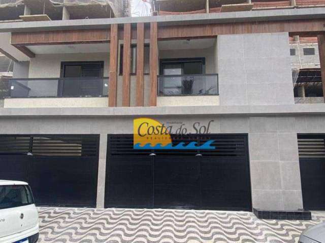 Casa com 3 dormitórios à venda, 58 m² por R$ 360.000,00 - Boqueirão - Praia Grande/SP