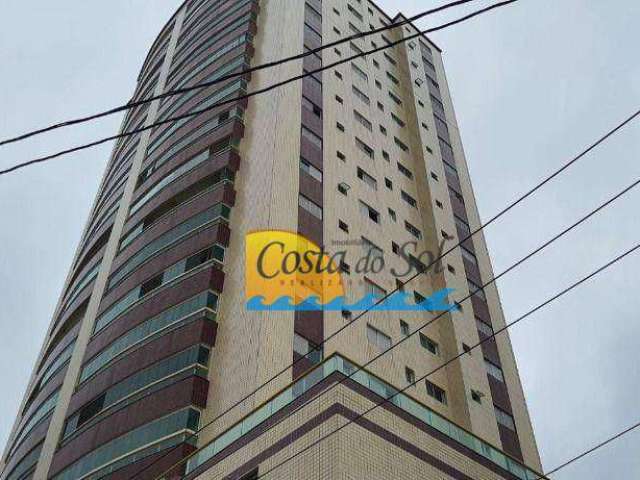 Apartamento com 2 dormitórios para alugar, 85 m² por R$ 2.900,00/mês - Ocian - Praia Grande/SP