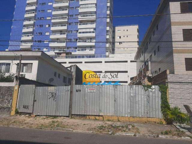 Terreno à venda, 330 m² por R$ 1.000.000,00 - Tupi - Praia Grande/SP