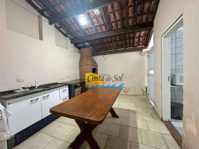 Sobrado com 3 dormitórios para alugar, 178 m² por R$ 5.000,00/mês - Guilhermina - Praia Grande/SP