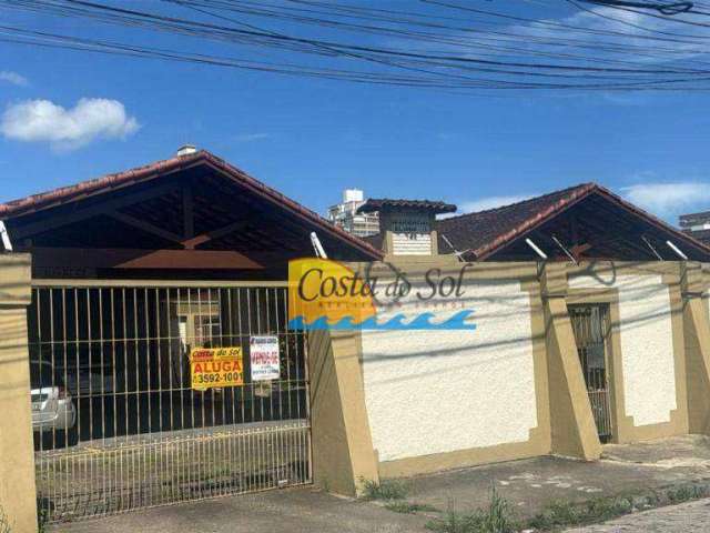 Casa com 1 dormitório para alugar, 50 m² por R$ 1.500,00/mês - Vila Guilhermina - Praia Grande/SP