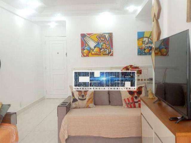 Apartamento Bairro Aparecida, PRÉDIO FRENTE MAR de 89 m² com 2 DORMITÓRIOS, SENDO 1 SUÍTE e 1 VAGA