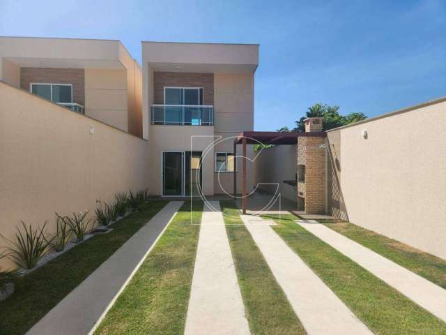 Casa Plana Solta, 112,83m², 3 suítes, Coaçu, Eusébio/CE