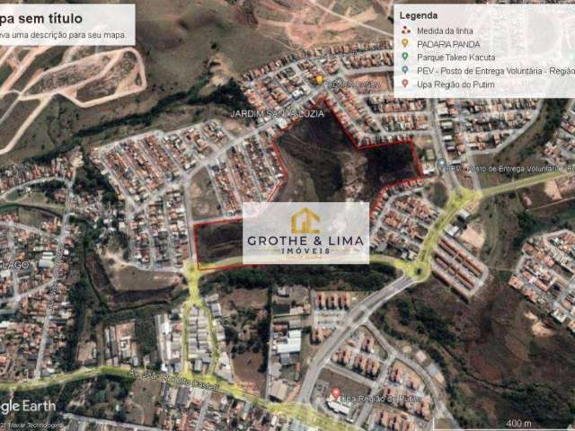 Área à venda, 119000 m² por R$ 18.900.000,00 - Jardim Santa Luzia - São José dos Campos/SP